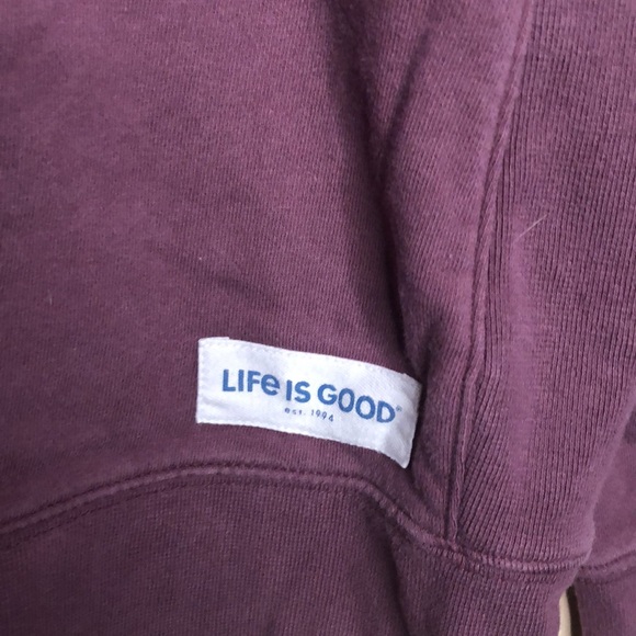 Life is Good men’s sweatshirt. Size large - Picture 3 of 5
